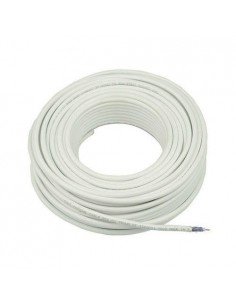 Rollo Cable antena TV coaxial 100 metros Cobre-Aluminio
