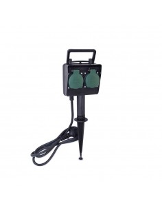 Estaca jardin con tapas 2T (3x1.5mm) 1,5M IP44