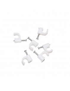 Bolsa de 100 grapillones para cable manguera redondo 6mm