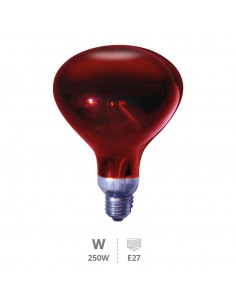 Lámpara infrarrojos Ø160mm E27 Max. 250W