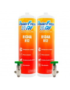 Pack 2 Botellas Ralerfresh RF sustituto del gas R12 y R134A mas llave
