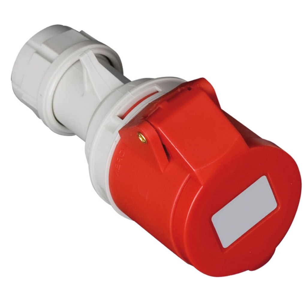 Base Aérea Cetac 4P 3P + t 32A IP44 Roja