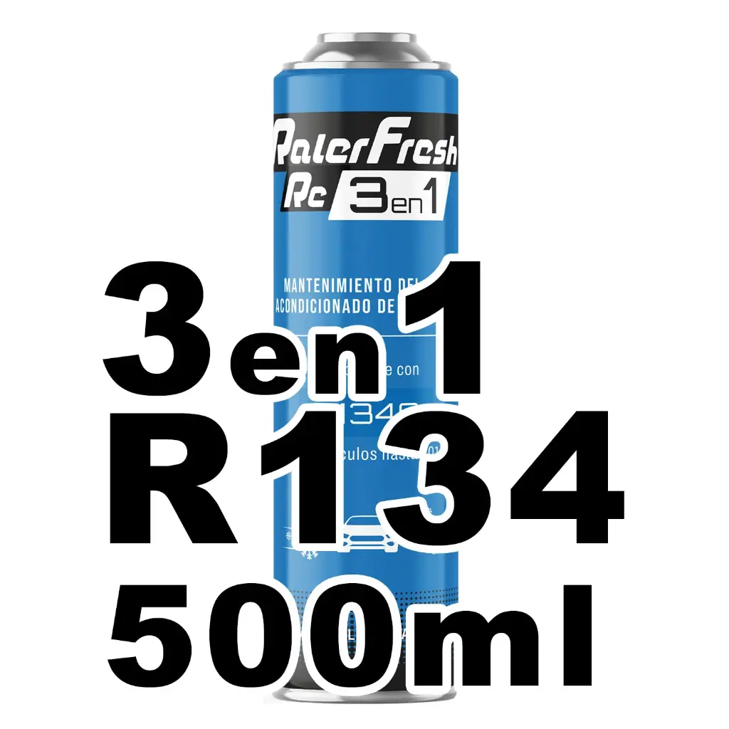 Gas Refrigerante Ralerfresh RC 3en1 500ml para sistemas con R134A