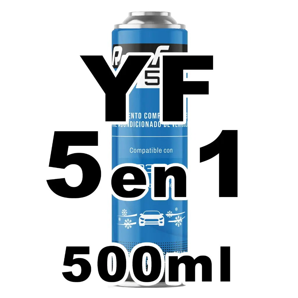 Gas Refrigerante Ralerfresh RC 5en1 500ml para sistemas con R1234YF