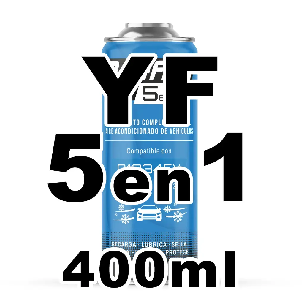 Gas Refrigerante Ralerfresh RC 5en1 400ml para sistemas con R1234YF