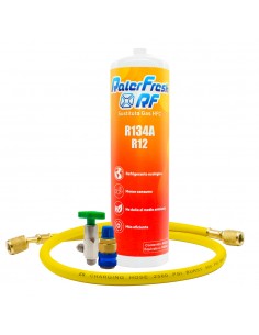 [RALERFMC] Gas Refrigerante Ralerfresh RF aire acondicionado de coche, sustituto del gas R12 y R134A manguera y conector rapido