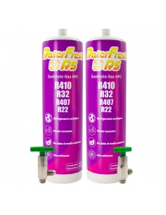 [2RALERSL] 2 Botellas Gas Refrigerante Ralerfresh RS para aire acondicionado sustituto de R410,R32,R407 y R22 mas llave