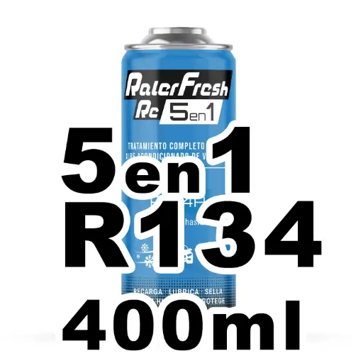 [RC13451] Gas Refrigerante Ralerfresh RC 5en1 400ml para sistemas con R134