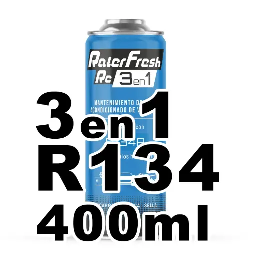 [RC13431] Gas Refrigerante Ralerfresh RC 3en1 400ml para sistemas con R134A
