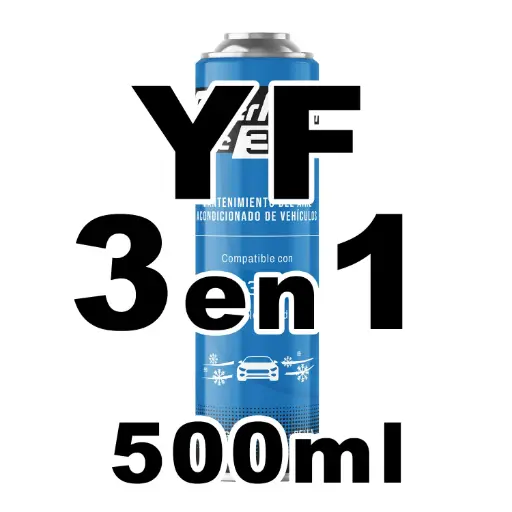 [RC1231Y-1] Gas Refrigerante Ralerfresh RC 3en1 500ml para sistemas con R1234YF
